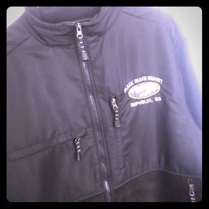 Black beach resort jacket